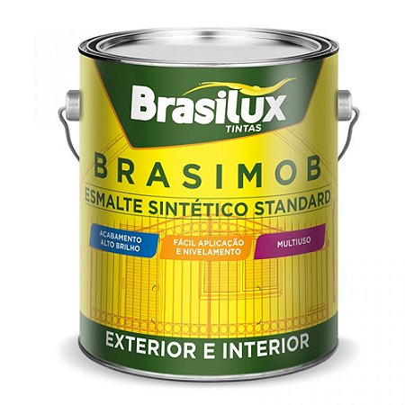 Esmalte Fosco Preto 0,9L - BRASILUX