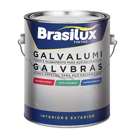 Fundo Acabamento P/ Galvanizado Galvalumi Branco 3,6L - BRASILUX