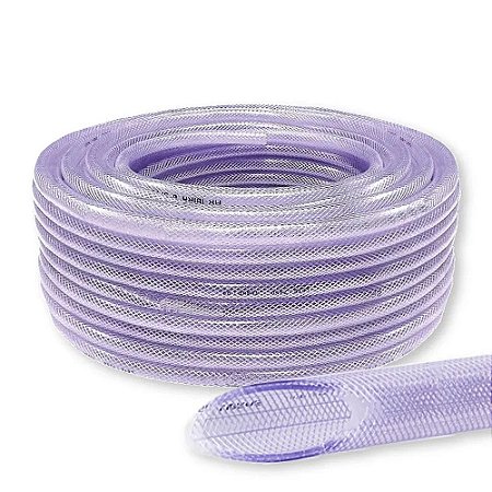 Mangueira Jardim Cristal Trançada 3/4" 3mm 50 Metros - TAFORT
