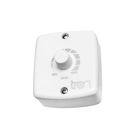 Dimmer Controle de Velocidade P/ Ventilador 60cm até 200W Bivolt - TRON