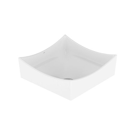 Cuba de Apoio Sobrepor Ravena Branca 34,5x34,5x15 - JAPI