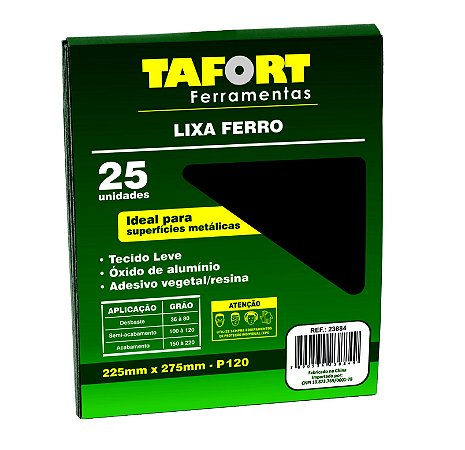 Lixa Ferro Gr 120 (25Pcs) - TAFORT