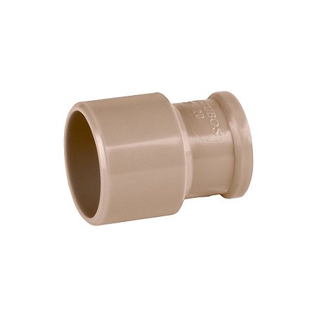 Bucha Redução Soldável Longa 50mm X 25mm Pct C/ 25 - PLASTUBOS