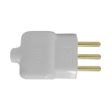 Pino Macho Prensa Cabo 2P+T 10A 250V Cinza Pct C/ 10 - ILUMI
