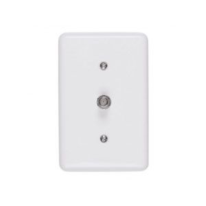 Conector De Antena De Tv C/ Placa 4X2 Stylus - ILUMI