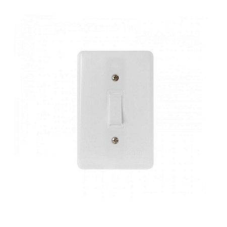 Conjunto Interruptor 1 Tecla Paralela C/ Placa 4X2 Stylus - ILUMI