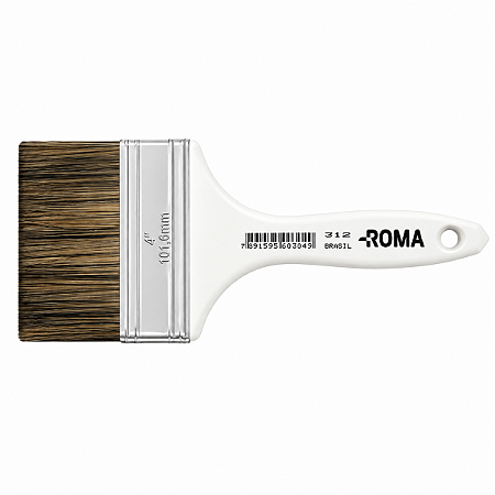 Trincha Pró 312 Gris 4" Pct C/ 12 - ROMA