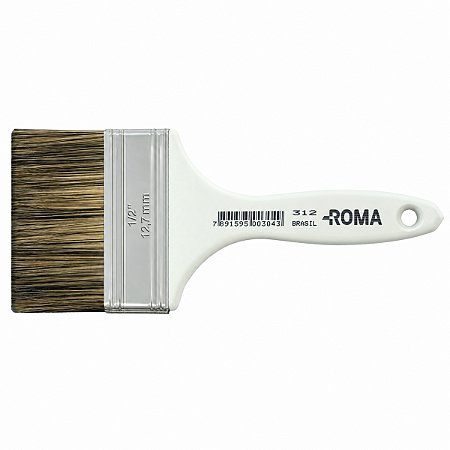Trincha Pró 312 Gris 1/2" Pct C/ 12 - ROMA