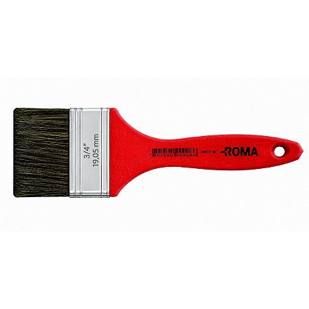 Trincha Média 302 Gris 3/4" Pct C/ 12 - ROMA