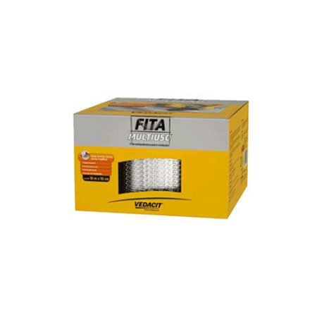 Fita Multiuso Alumínio 10cm X 10M - VEDACIT