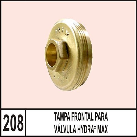 Tampa Frontal Para Válvula Hydra Max - Mix Plastic