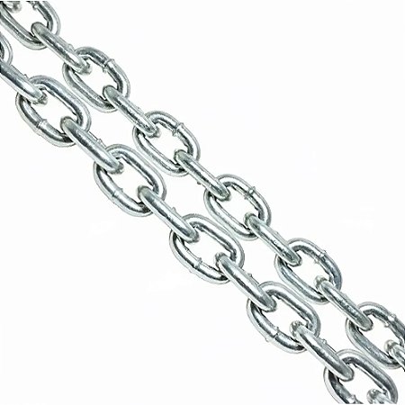 Corrente Galvanizada Elo Curto 5,0X25X16 (40M) (20kg)  TAFORT