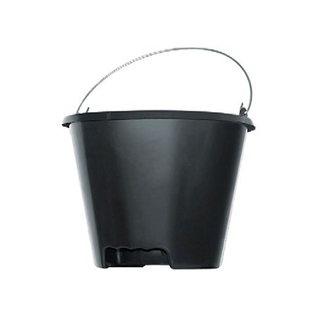 Balde Preto C/ Alca 10 Litros - LUCONI