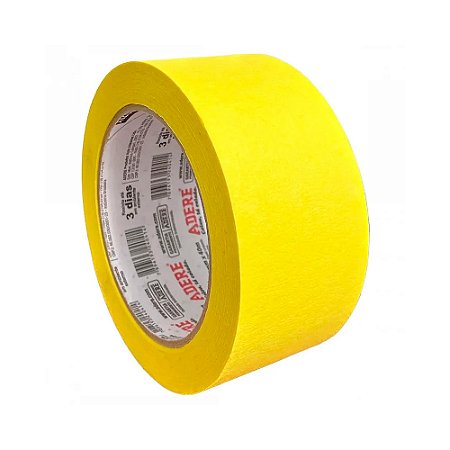 Fita Crepe Automotiva Amarela 48mmX40m Pct C/ 2 - ADERE