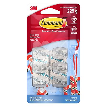 Gancho Adesivo Command Pequeno - 3M
