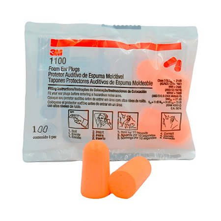 Protetor Auricular S/ Cordão 1100 (CA 5674) - 3M