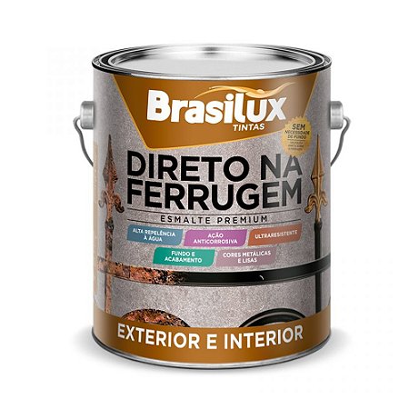 Esmalte Direto na Ferrugem Azul França 3,6L - BRASILUX