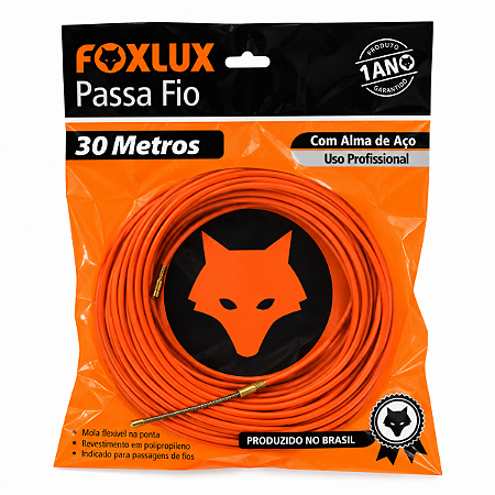 Passa Fio Com Alma De Aço 30 Metros - FOXLUX