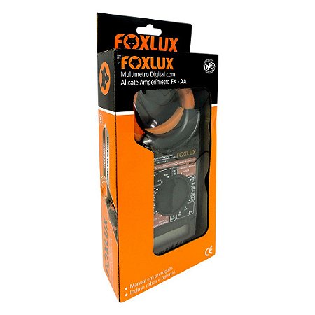 Alicate Amperímetro Digital - FOXLUX