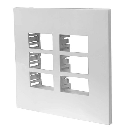 Placa 4X4 3+3 Módulos C/ Suporte I9 - ILUMI