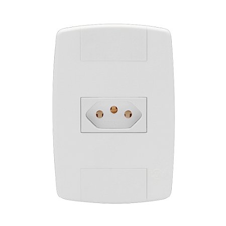 Conjunto 1 Tomada 20A 250V C/ Placa 4x2 I9 - ILUMI