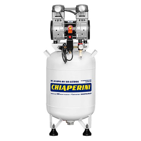 Motocompressor 10 BPO Odontológico RCV 60L S/Óleo 220V - CHIAPERINI