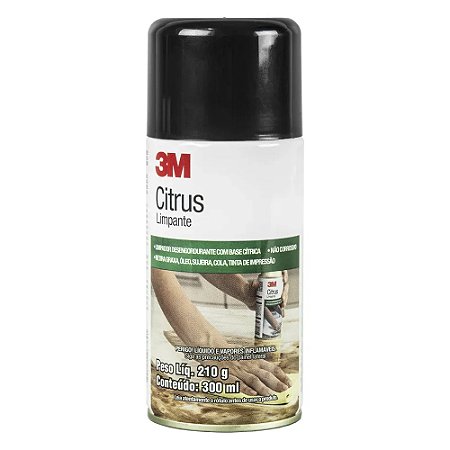 Spray Citrus Limpante Removedor de Adesivos 210gr - 3M
