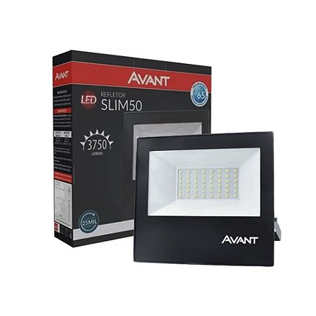 Refletor Led Slim 50W 6500K BIV 3750 - AVANT
