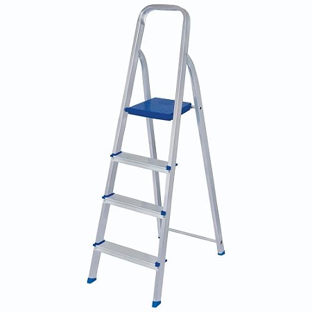 Escada Residencial Alumínio 4 Degraus - MOR