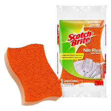Esponja Não Risca Laranja Scoth-Brite - 3M