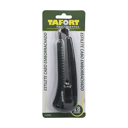 Estilete Cabo Emborrachado 18mm - TAFORT