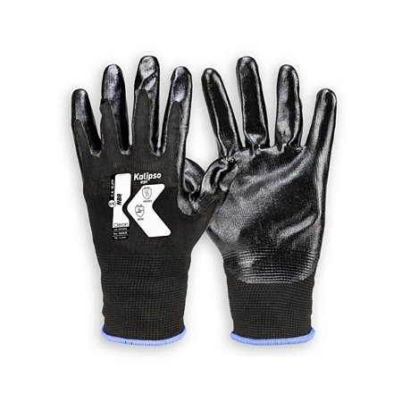 Luva NBR Preta T. 09 G (CA 15271)  - KALIPSO