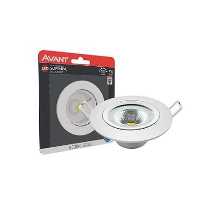 Spot De Embutir Redondo 5W 6500K BIV - AVANT