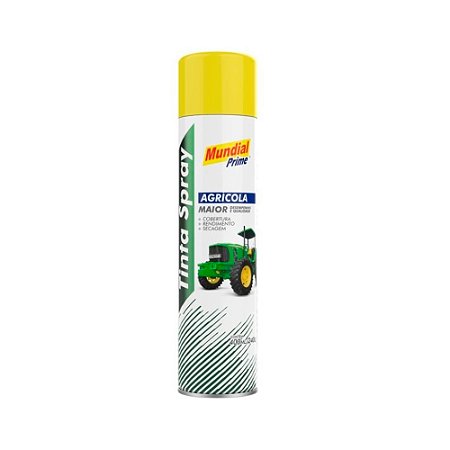 Tinta Spray Agrícola Amarelo 400ml - MUNDIAL PRIME