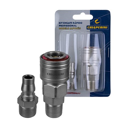 Kit Engate Rápido Macho 3/8" Mod Japones Pro - CHIAPERINI
