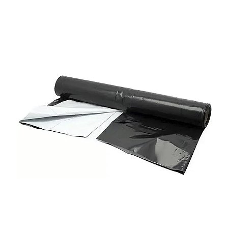 Lona Silagem Dupla Face Preta e Branca 10x50 - TAFORT