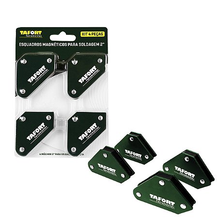 Esquadro Magnético P/ Soldagem (4pcs) - TAFORT