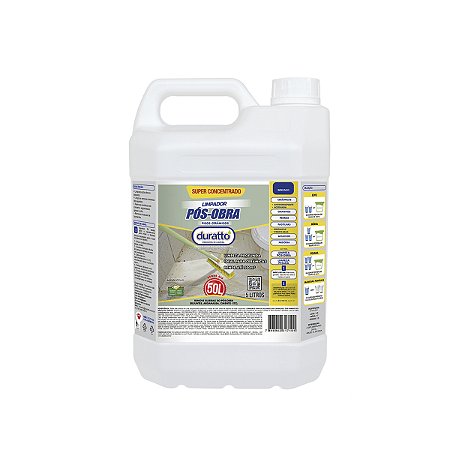 Limpador Pós Obra 5L - DURATTO