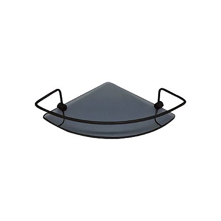 Porta Shampoo Canto Black - SS METAIS