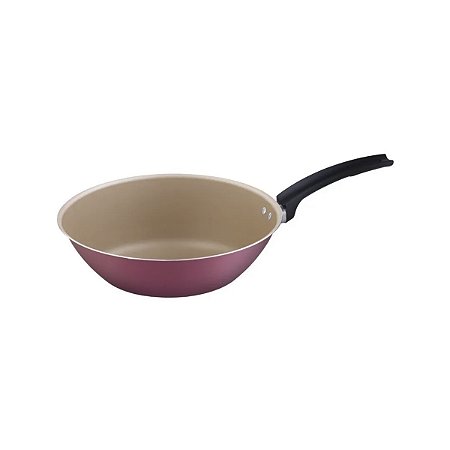 Frigideira Wok Cereja Antiaderente 24CM - PANELUX