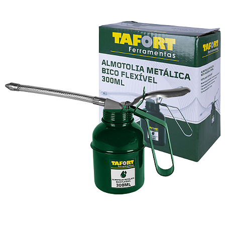 Almotolia Metálica Bico Flexível 300ml - TAFORT