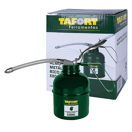 Almotolia Metálica Bico Flexível 500ml - TAFORT