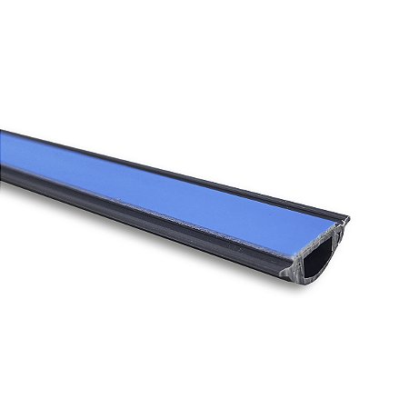 Canaleta PVC de Piso Cinza 23X8X2000mm C/ Fita - ALUMBRA