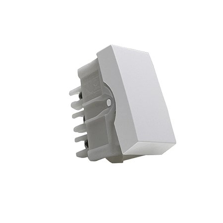 Módulo Interruptor Paralelo 10A 250V Branco Módulo Pro - ALUMBRA