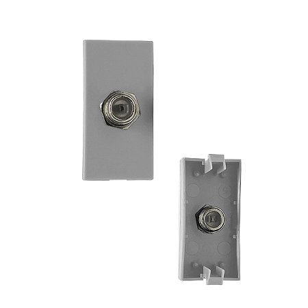 Módulo Tomada Coaxial Concreto Siena Matte - ALUMBRA