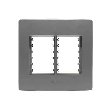 Placa 4X4 6 Módulos C/ Suporte Concreto Siena Matte - ALUMBRA