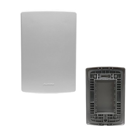 Placa 4x2 Cega C/ Suporte Branca Siena Matte - ALUMBRA