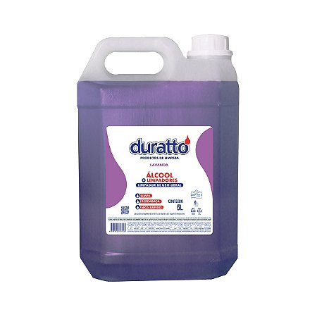 Álcool de Limpeza Lavanda 5L - DURATTO
