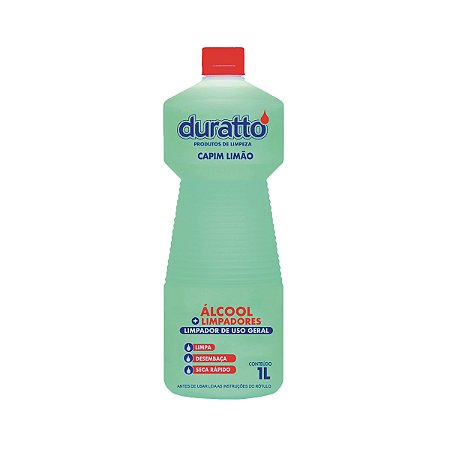 Álcool de Limpeza Capim Limão 1L - DURATTO
