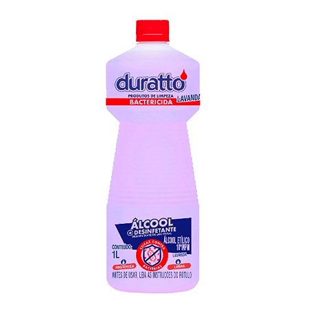 Álcool Bactericida Lavanda 1L - DURATTO